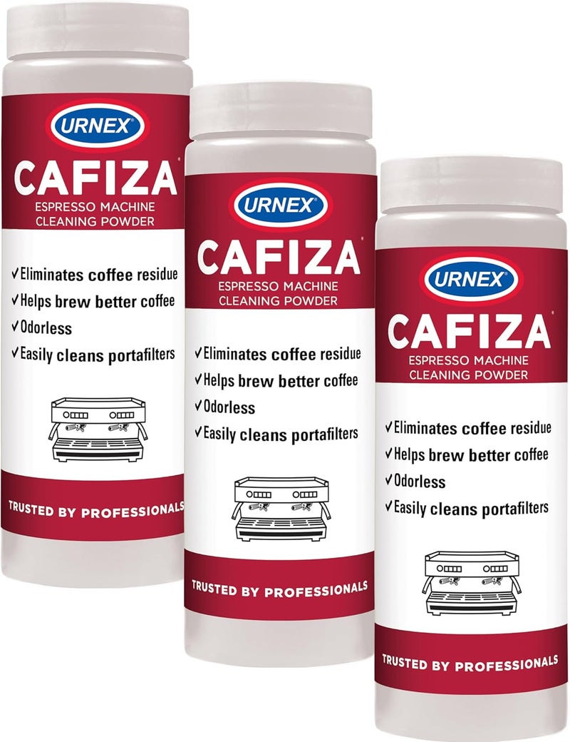 Urnex Cafiza Professional Espresso Machine Cleaning Powder 566 Grams - 3 Pack - Image 1